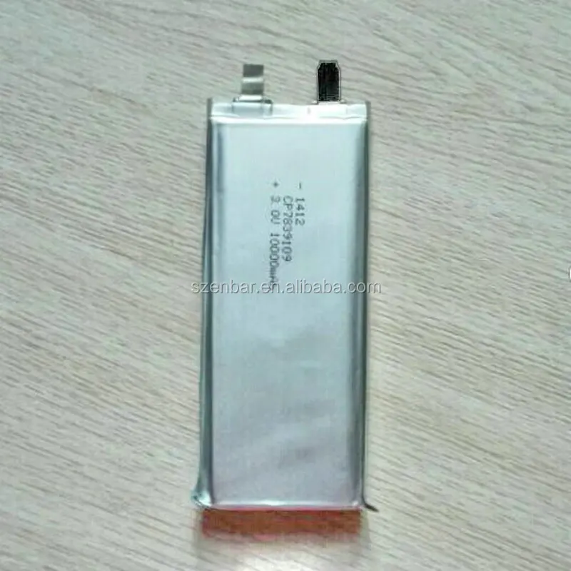 Литий-ионный аккумулятор для велосипеда с тонкой пленкой CP7839109