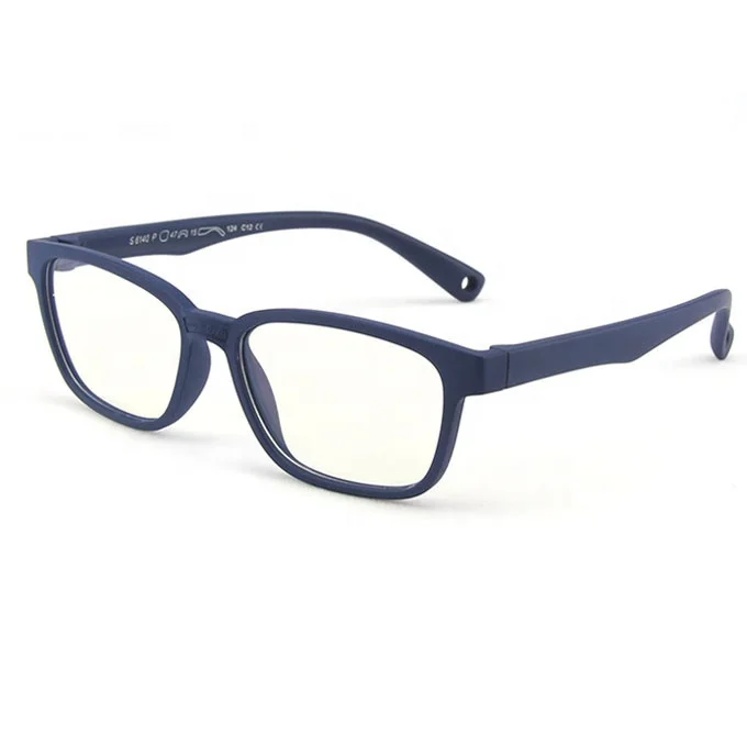 Soft rubber Kid Eyeglasses Multi color Children Optical Frame anti blue light glasses