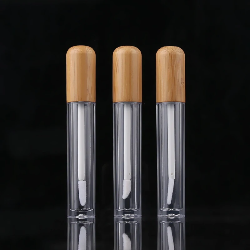 5ml bamboo lipgloss tube packaging bamboo lip tube