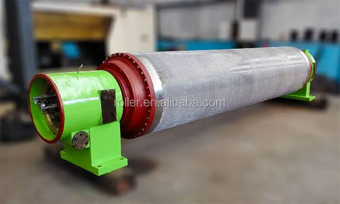 stainless steel suction couch roll for paper machine