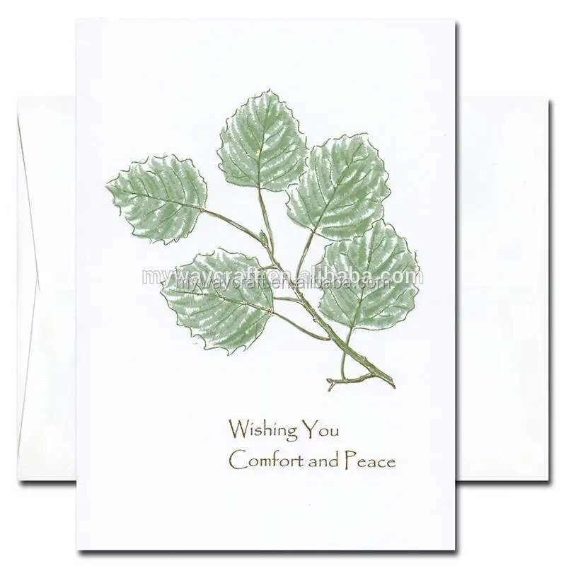 2017 Новинка открытка с простой дизайн