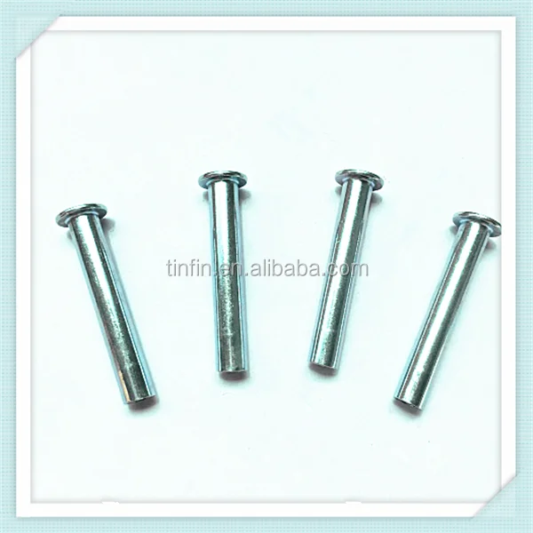 Round Head Steel Semi Hollow Tubular Rivets