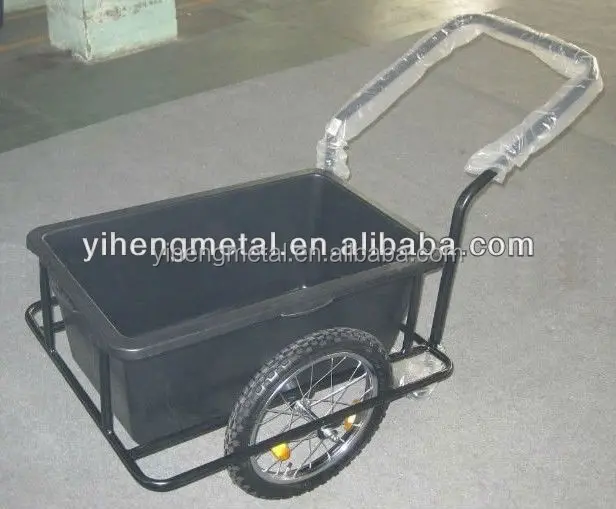 BiKe Trailer/Kids Wagon/Kids Bike Trailer For Carrying Goods with Plastic Tray 150Kg Capacity TC2025