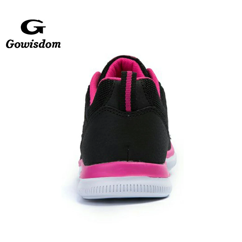 Wholesale PU with mesh fashion sport casual running shoes