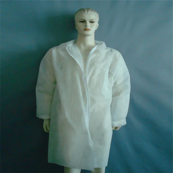Hot Selling Surgical Disposable Non Woven Visitor Coat Factory