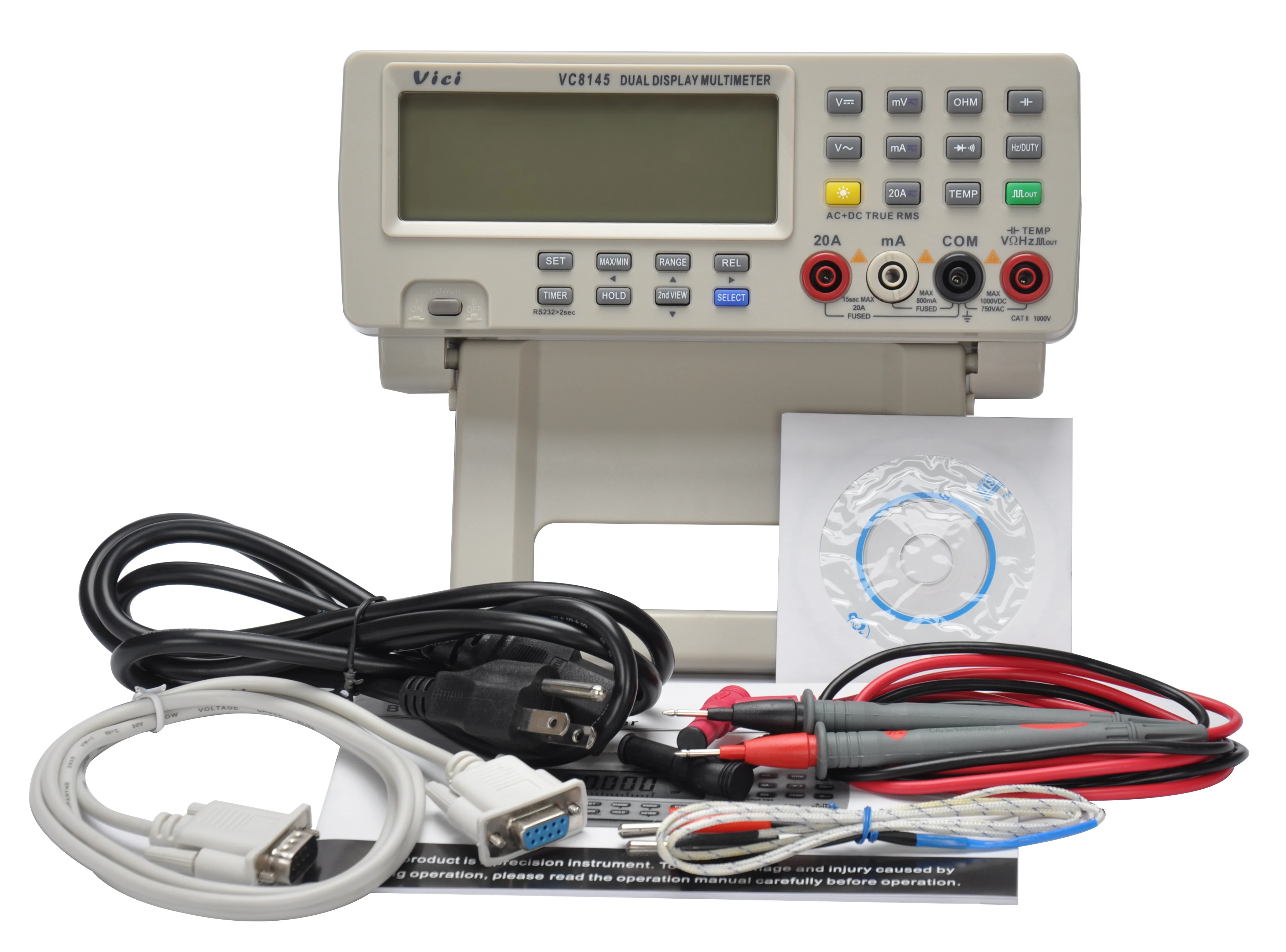 VC8145 80000 Counts True RMS Multimeter with Computer Interface