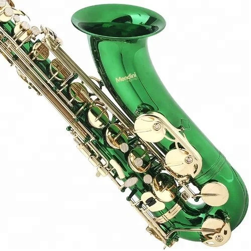 
Professional Green Lacquer B Flat Tenor Saxophone 