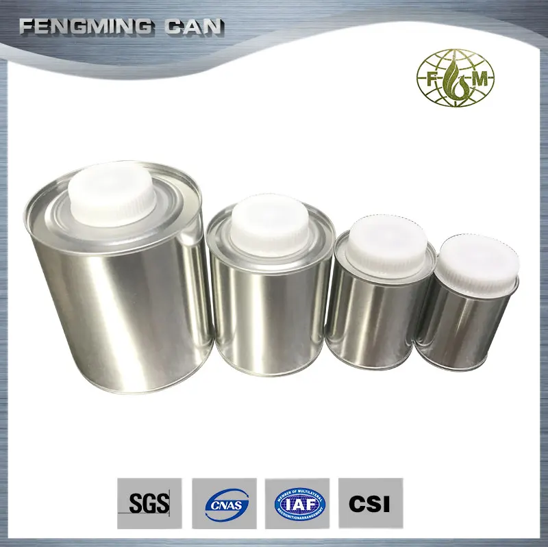 Tinplate Metal Type and Metal Material used tin cans for sale packing glue metal container
