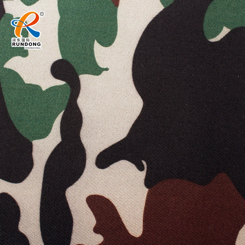 
Flame retardant Military camouflage denim fabric for Sweden 
