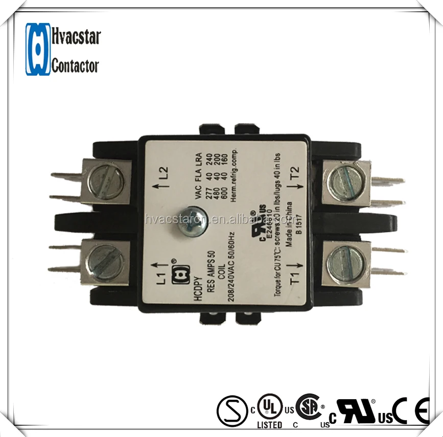 Отличное качество сертификат ul 40A 2 полюса 240 В определенной цели контактор