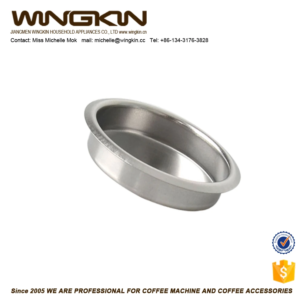 58mm Stainless steel Espresso Coffee Makers Machine Filter Basket blind for cleaning