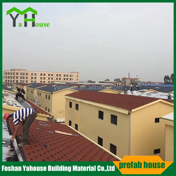 Good Insulation 2 Storey low cost light steel Prefabricated House for poor people