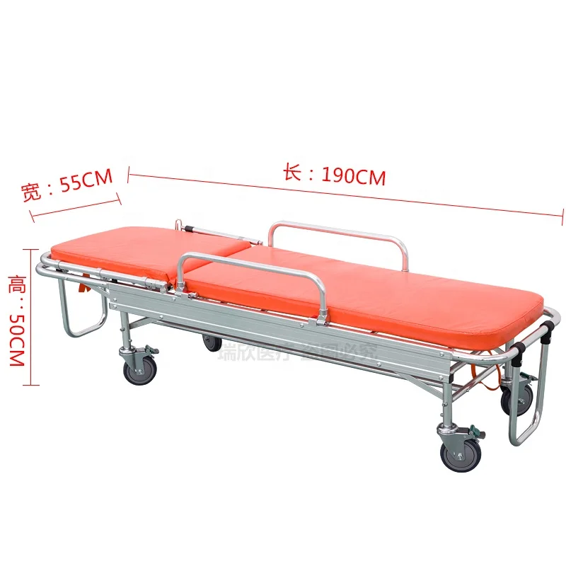 
Emergency Patient Transfer Ambulance Stretcher Trolley Manufacturer in China 