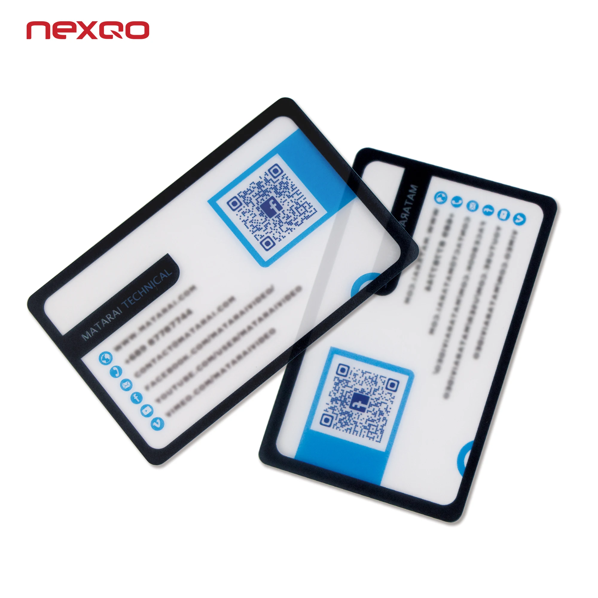 Cheap transparent card ever! Plastic PVC transparent Frosted finish business card
