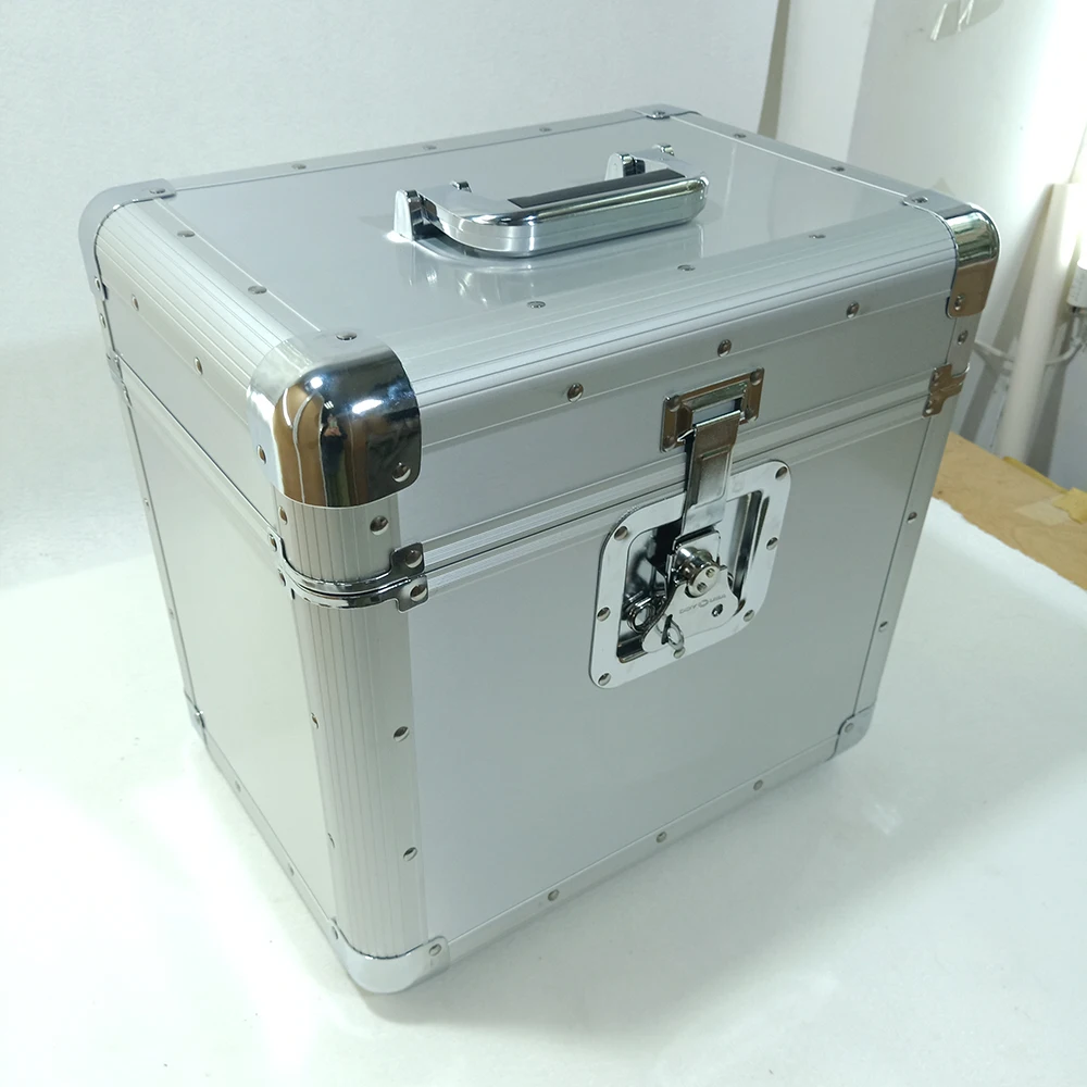 High Quality Vinyl Record LP Carrying and Storage Case Aluminum tool, Records case