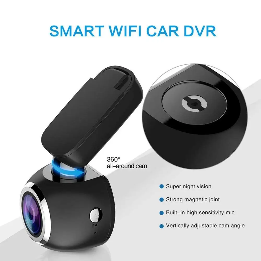 Newest Mini Car DVR Wifi GPS Logger Car Camera FHD1080P Video Recorder Night Vision Dash Cam With Remote Control Auto Black Box