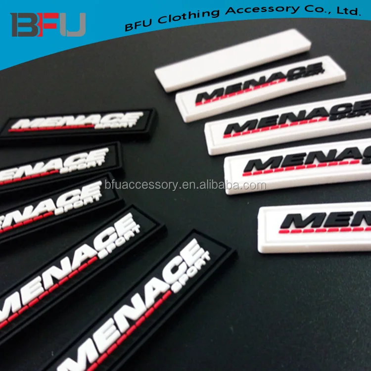 
Custom Eco-friendly PVC rubber patch for hats 