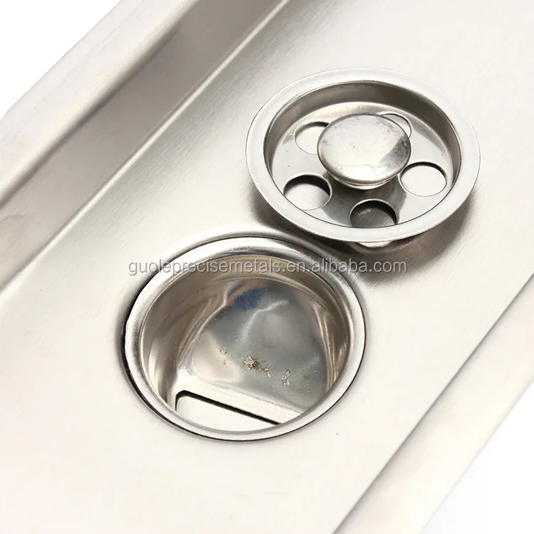 Длинная прямоугольная решетка для слива пола в ванной комнате из нержавеющей стали, 50 см x 10 см