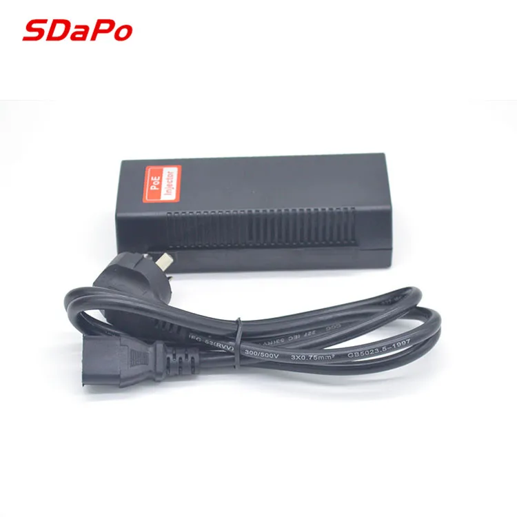 SDAPO PSE30TG Gigabit POE Injector IEEE802.3af/at Standard 30 WattsMaximum Input Power AC Input Voltage 100~240VAC