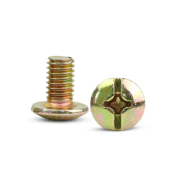 TM Large flat head screw [color zinc] plus hard large round head machine screw cross screw M6