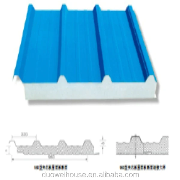 China Duowei Good Quality Heat Insulation and Fast Installation EPS Sandwich Panel for Roof and Wall