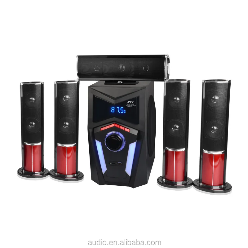 Новый стиль 5.1 ch домашний кинотеатр акустическая система с караоке микрофон bluetooth функция