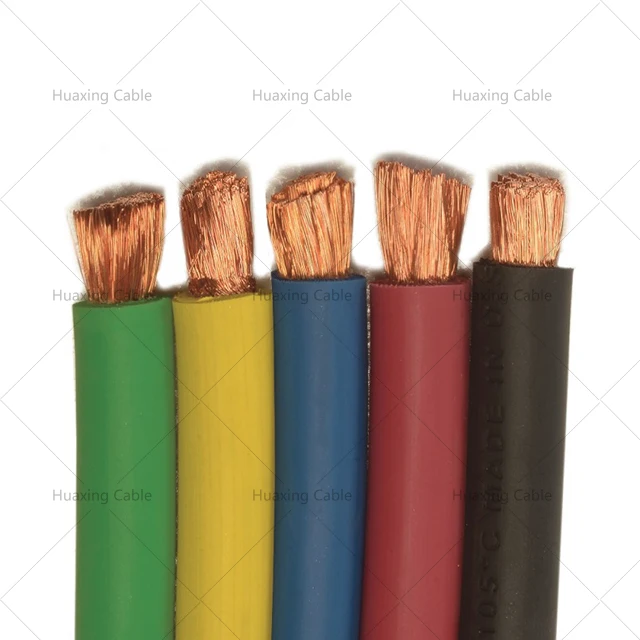 Гибкий медный/CCA резиновый изоляционный Электрический сварочный кабель