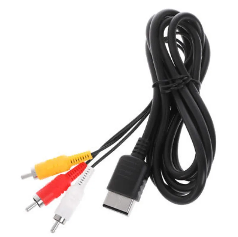 Classic 1.8M RCA AV Cord For Sega Dreamcast Stereo Composite Audio Video TV Adapter Cable