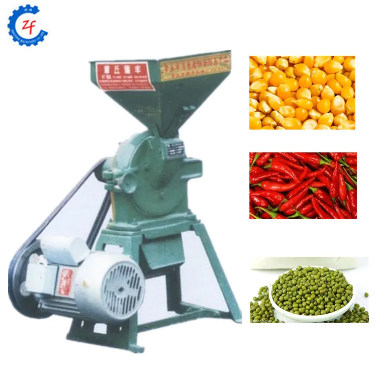 Animal feed cereal crusher grain pulverizer corn cob grinding machine