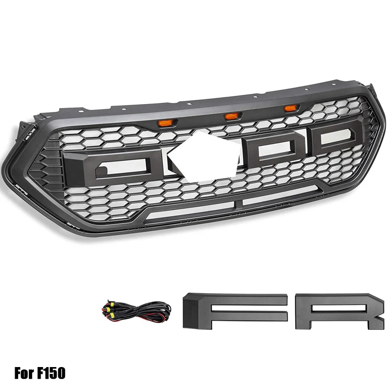 
ABS Car Front Racing Grille Raptor Grills for Kuga Escape 2017 2018 2019 