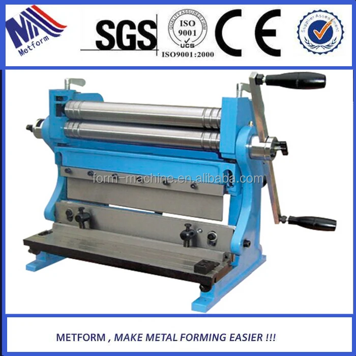 3 in 1 combined with shear and roll hand folding steel press brake machine