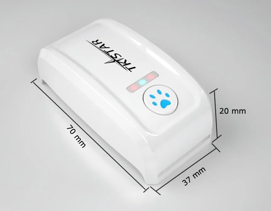 TK909 TKSTAR Pet gps Tracker personal item gps tracker/IOS App and Andriod App Pet gps tracker free platform no original box