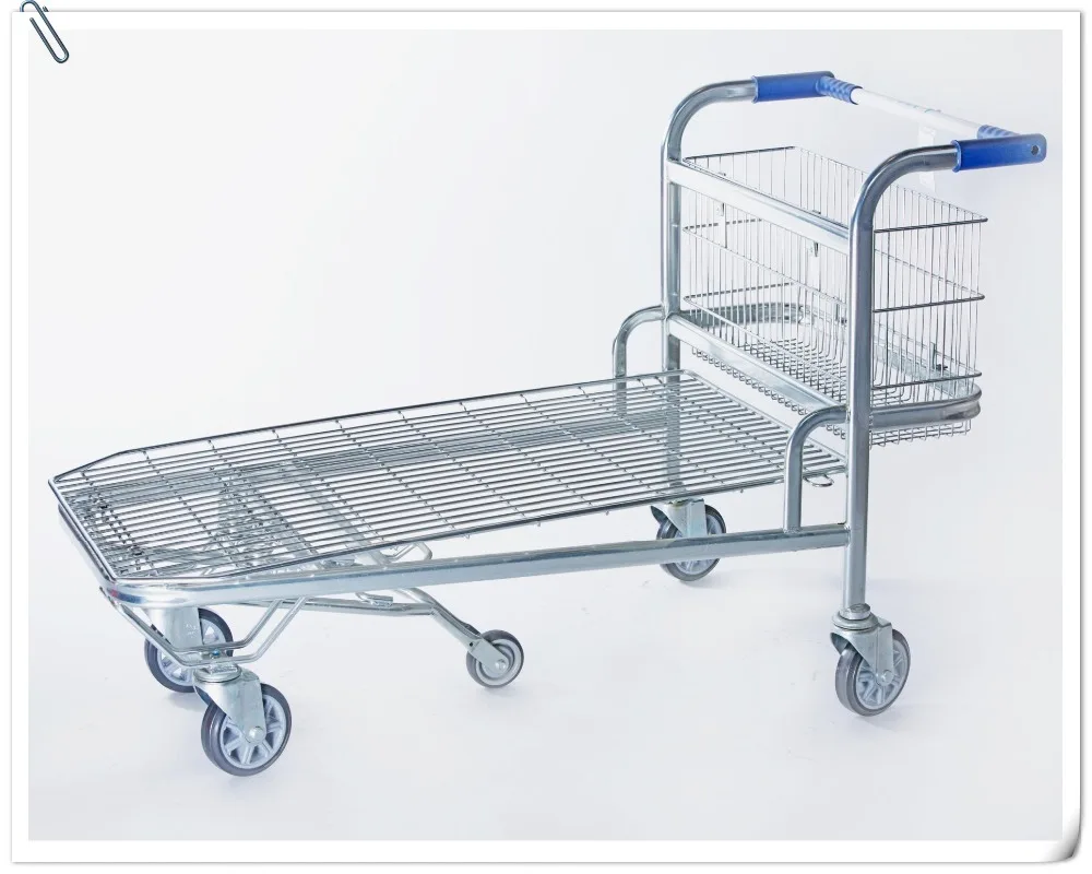 
500kgs Platform high quality foldable cargo trolley with strong frame 