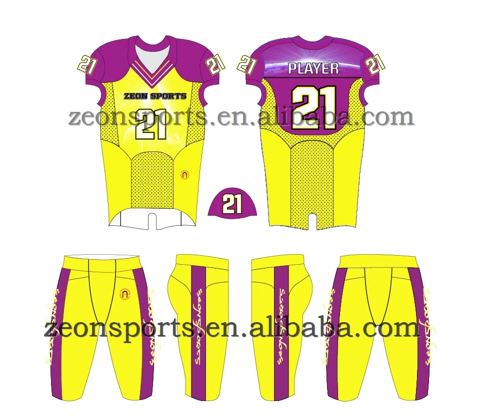 wholesale customized team logo sublimation american football uniform