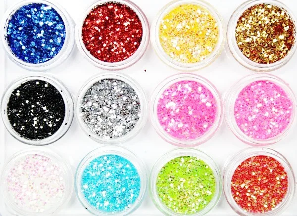 
China Wholesale Glitter DIY glitter shaker christmas polyester bulk glitter 1 kg for solvent paint 
