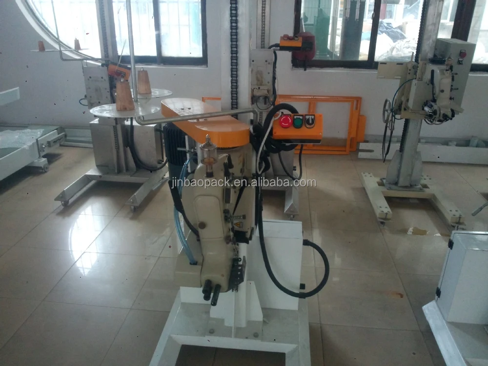 
Industrial sewing machine with thread stand for bags folding-sewing 