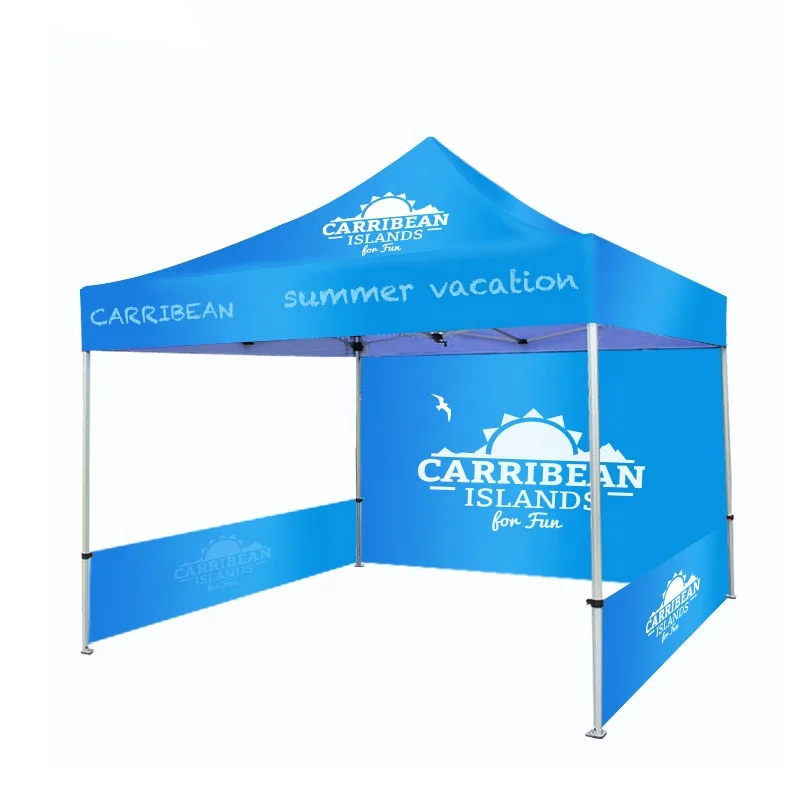 Custom Logo Printed Outdoor Advertising 3x3 Promotional Folding Event Pop Up Tent Display Gazebo Canopy Trade Show Tents