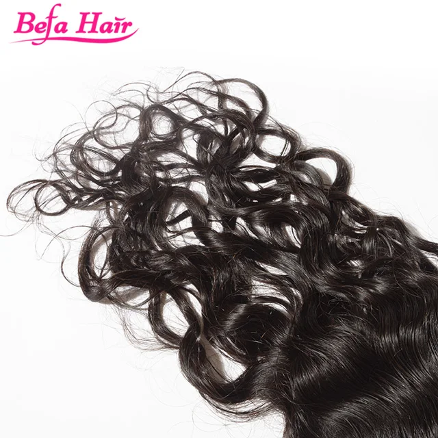 2019 latest water wave human hair 4x4 lace closure