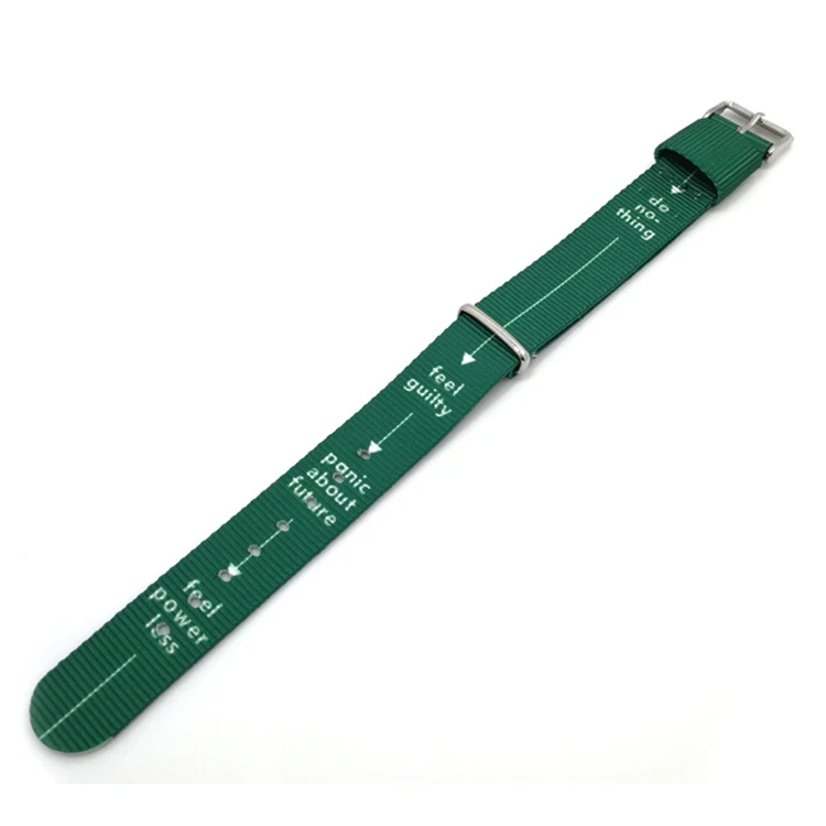 fashion unique custom print design nato nylon wrist watch band watch strap