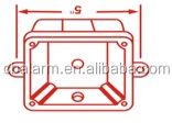Fire alarm bell box