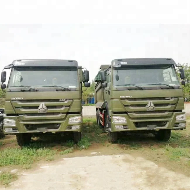 SINOTRUK HOWO high quality tipper for military use dump truck