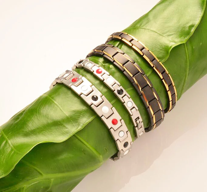 Factory Price OEM ODM Stock Wholesale Stainless Steel Bio Magnetic Therapy Bracelet