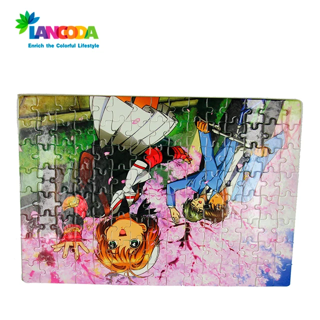 sublimation jigsaw puzzle, sublimation a4 hardboard puzzle manufacture