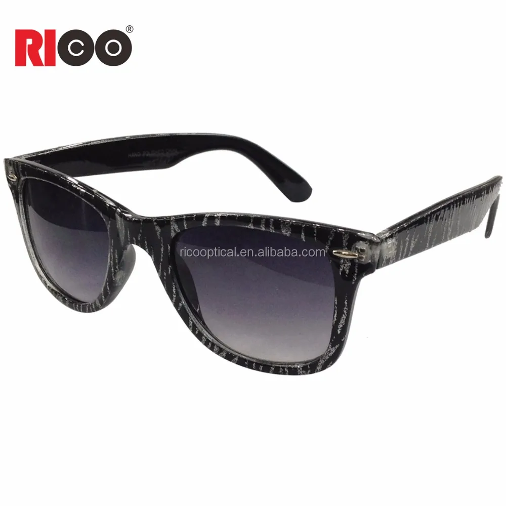 Оптовая продажа 2019 Классические солнцезащитные очки с деревянным принтом под заказ в стиле ретро для мужчин и женщин