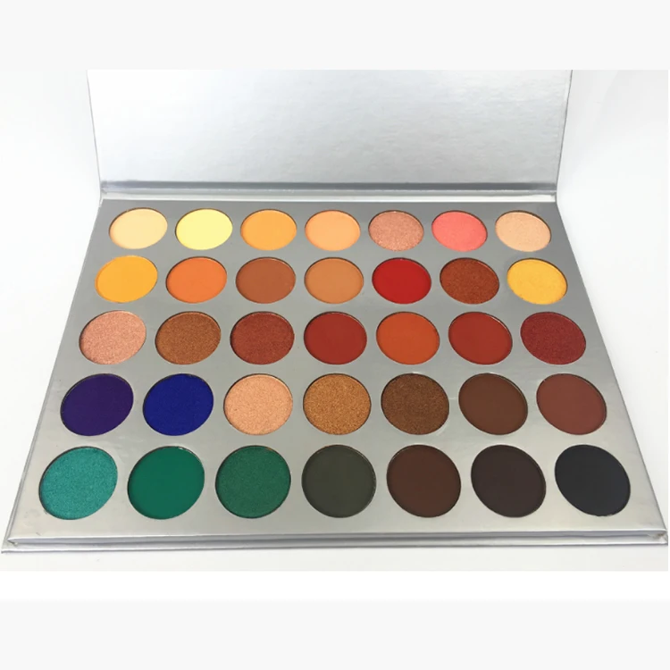 
2018High pigment private label eyeshadow palette makeup cosmetic without logo no name 