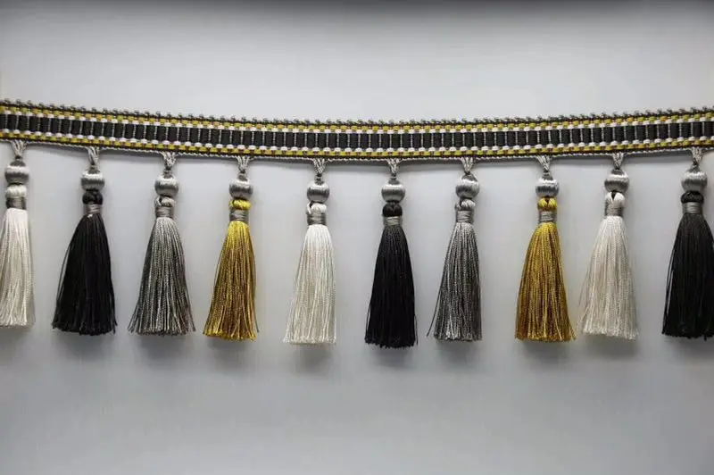 
Decorative wholesale fashion 10cm tassel fringe for curtain 