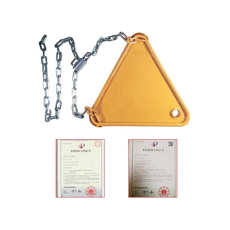 Высококачественный защитный треугольный зажим для колес с защитой от кражи