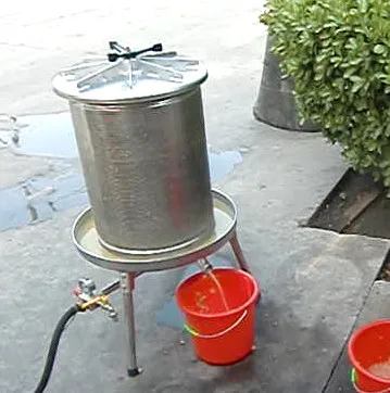 SUS 304 Stainless Steel Barrel 21Gallons Hydropress Fruit Press hydraulic machine