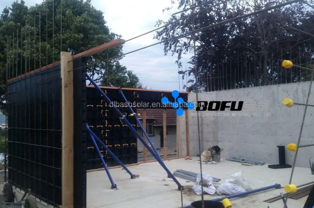 BOFUpanels, plastic concrete forms wall panels