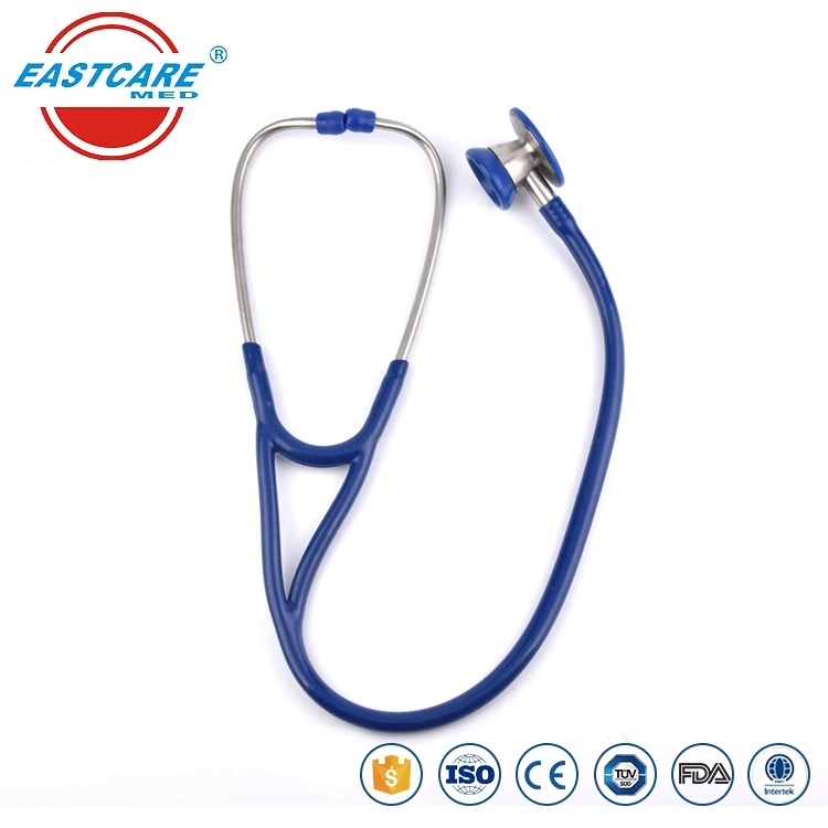 
Wholesale professional hospital diagnostic apparatus stainless steel dual head medical cardiology stethoscope 